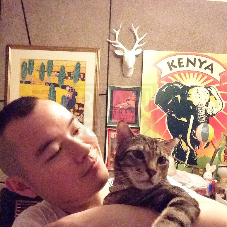 (That's me with the little fella throwing a tantrum much earlier)