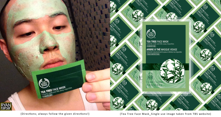 The Body Shop Tea Tree Face Mask (captions)