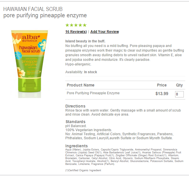 Credit: Alba Botanica website