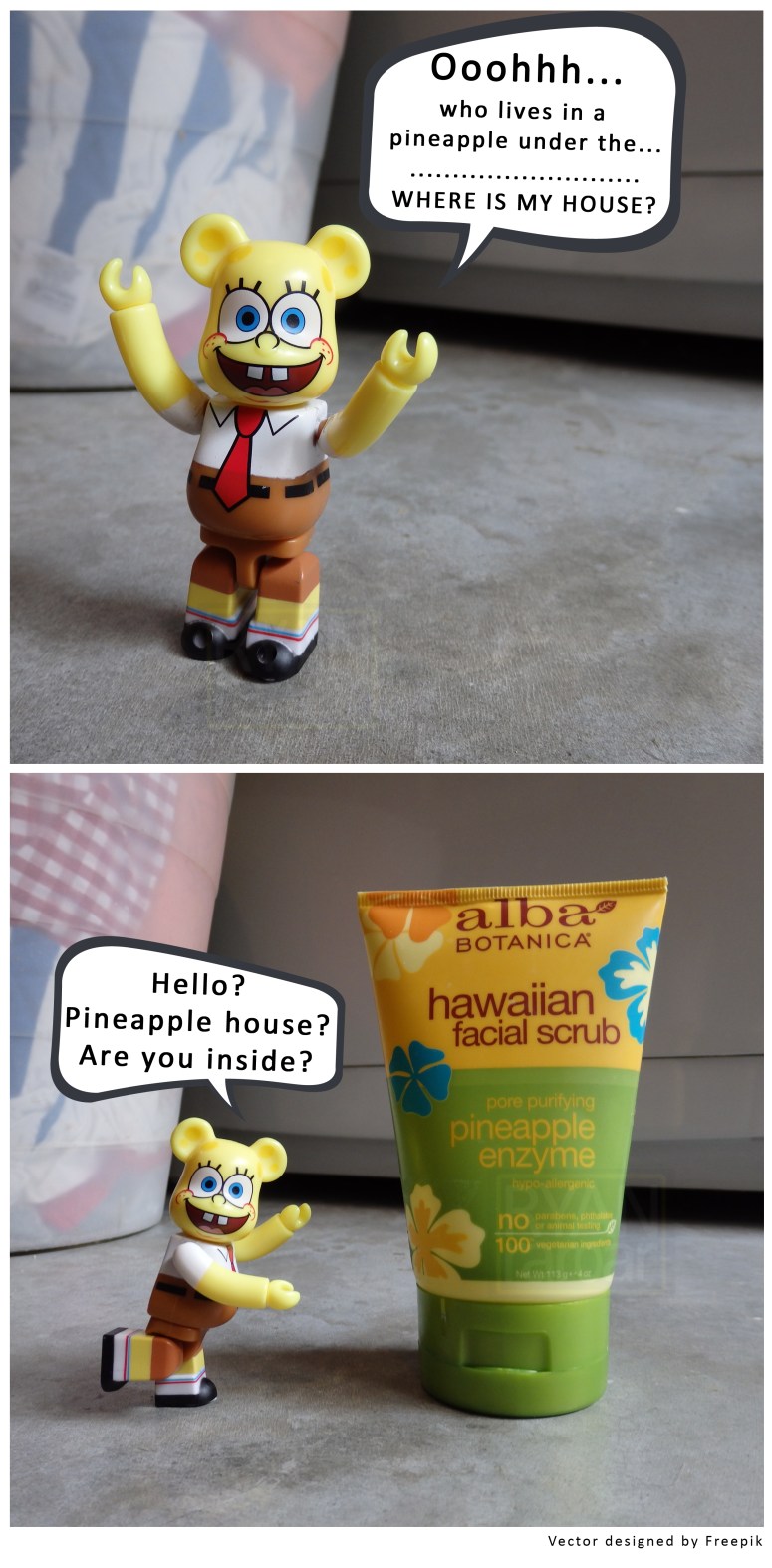 (Spongebob and Pineapple. Need i explain more?)