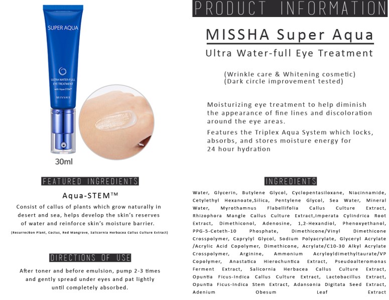 Credit: Missha Korea, Deutschland, Australia website