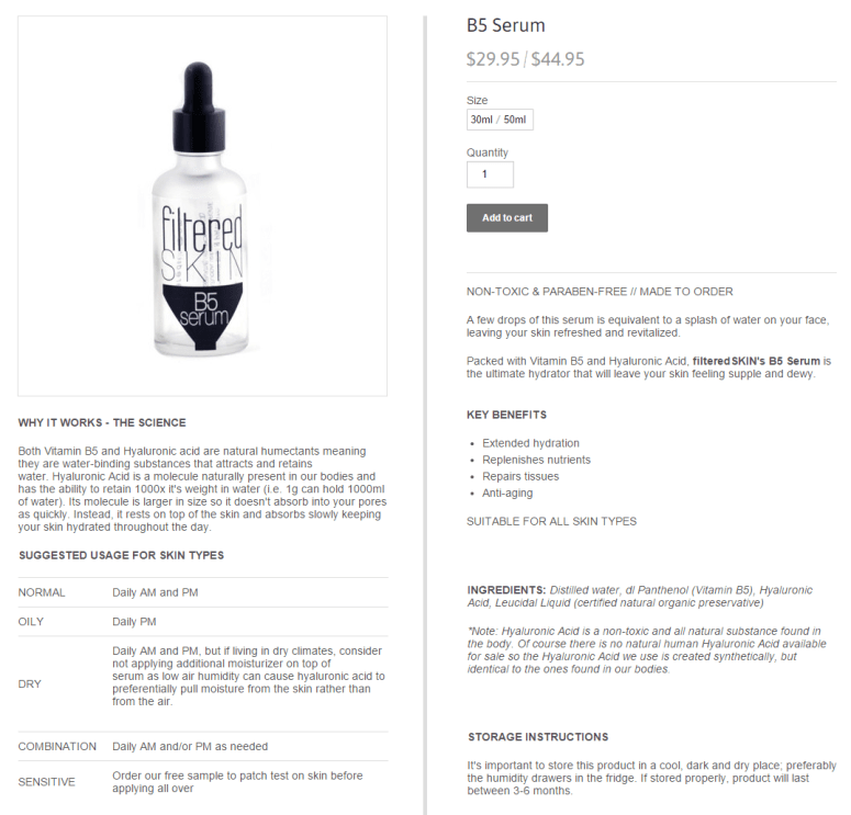 Credit: FilteredSKIN website