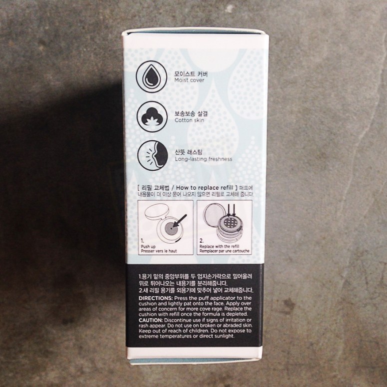 TheFaceShop All Proof Oil Control Water Cushion SPF50+ PA+++ (8)