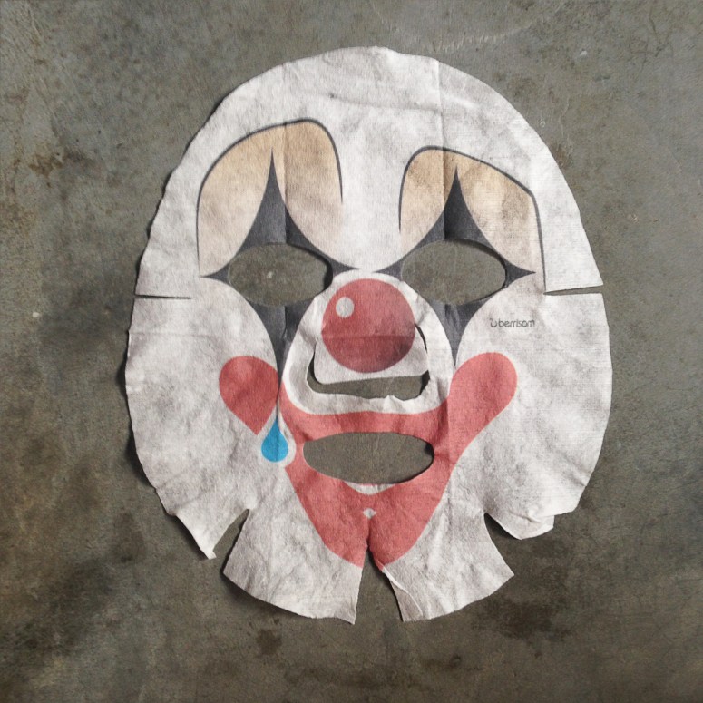 Berrisom Horror Mask - Pierrot (Green tea) 2