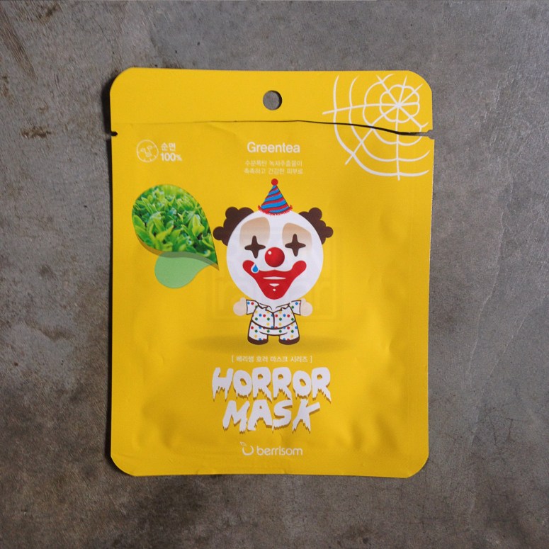 Berrisom Horror Mask - Pierrot (Green tea) 4