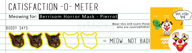 Catisfaction-o-meter (3x Berrisom Horror Mask - Pierrot)