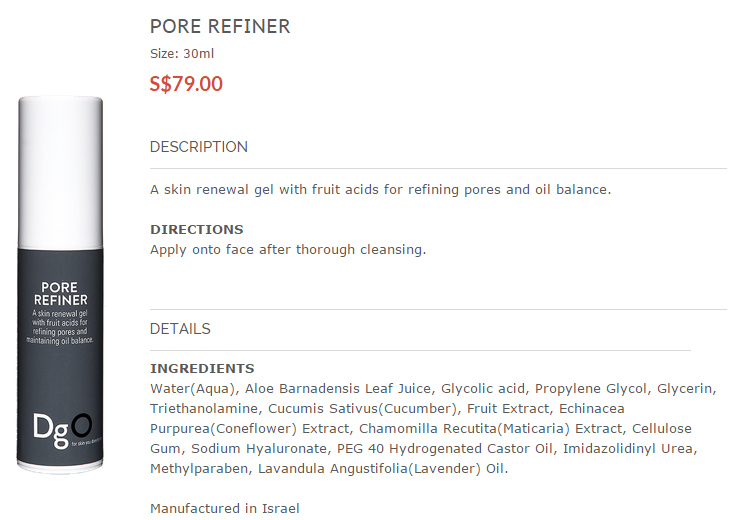 (Step 1: Exfoliate and refine) Credit: Dermagold website