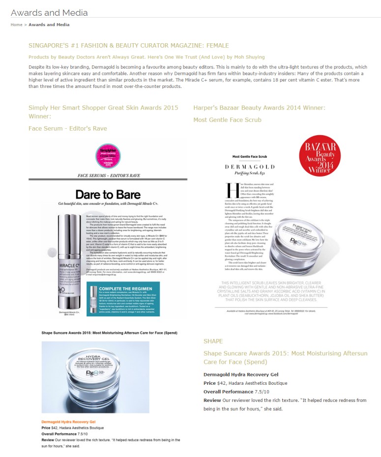 Credit: Dermagold website