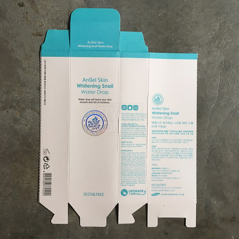 (This is what the exterior of the box looks like when tear open and lay flat)