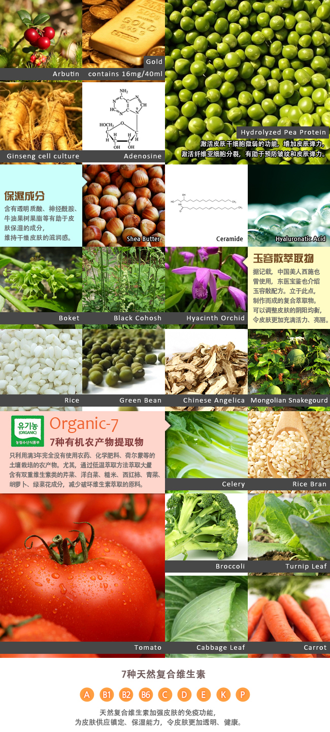 Seed & Tree The Premium Vital Renew Gold Cream (Ingredient)