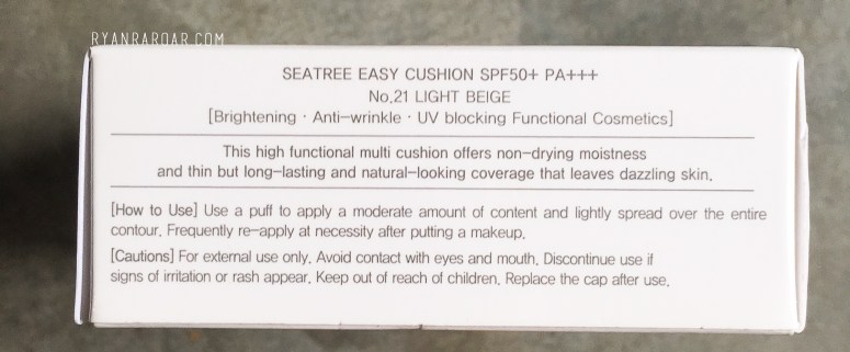 Seatree Easy Cushion SPF50+ PA+++ 08