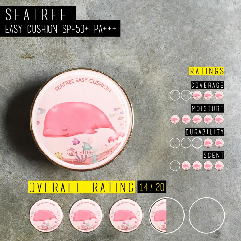 Seatree Easy Cushion SPF50+ PA+++ (Rating)