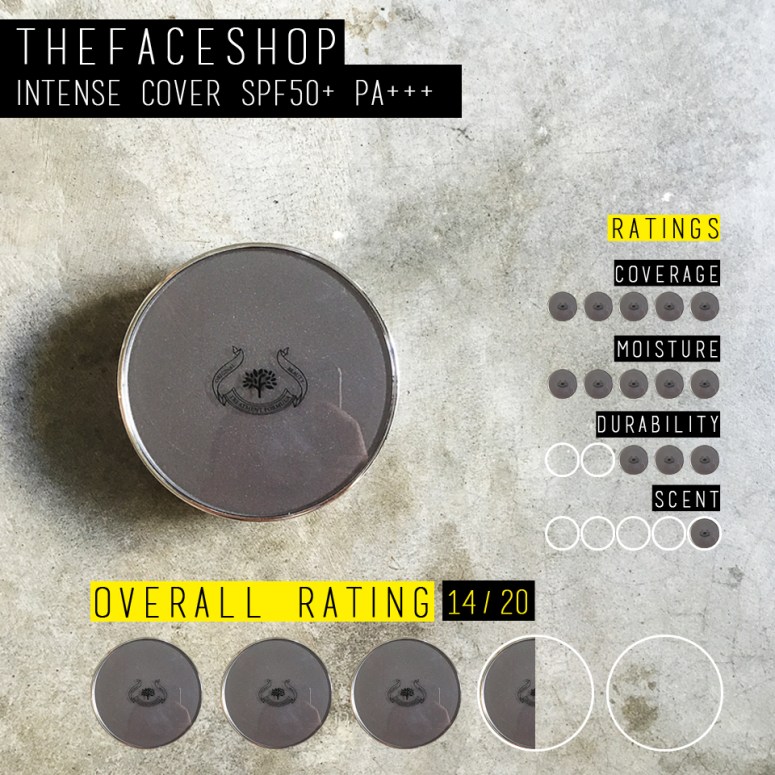 Thefaceshop CC Cushion Intense Cover (Rating)