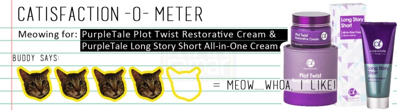 Catisfaction-o-meter (4 x PurpleTale Plot Twist &amp; Long Story Short)