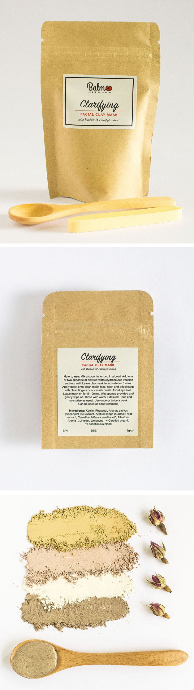 Balm Kitchen Clarifying Facial Clay Mask (Store images)