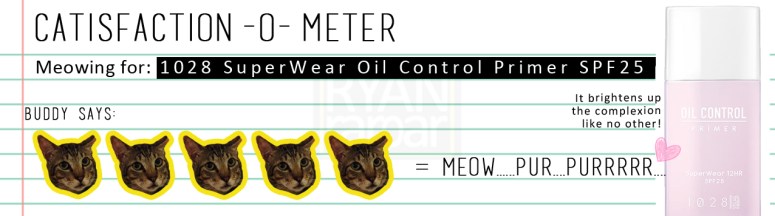 Catisfaction-o-meter (5x 1028 SuperWear Oil Control Primer SPF25).jpg