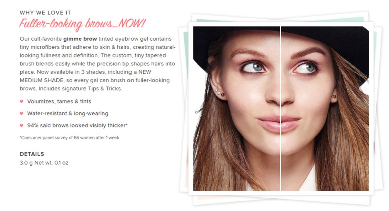 Benefit Gimme Brow (Product info - 1)