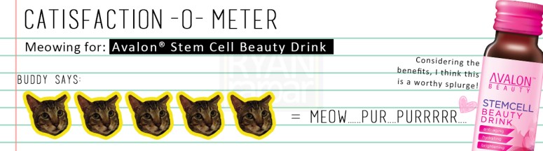 Catisfaction-o-meter (5x Avalon Beauty Stem Cell Beauty Drink).jpg